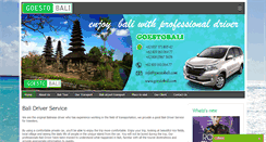 Desktop Screenshot of goestobali.com